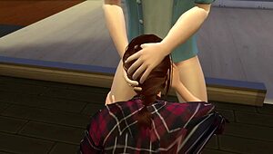 Young Couple Cumming Multiple Times In 3D