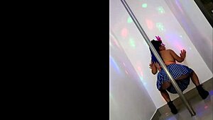 Latina student dances sexy to seduce english teacher for pussy approval!