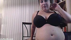 Tiramisu Snack Time with Chubby Cute Teen