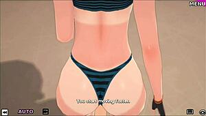 Amy says, 'This harem class is special for my first date.'