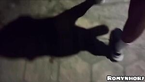 Latina pornstar picked up on Rio street, fucked hard without condom, creampie