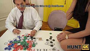 Hunt4k! Poke Her Game with Pierced Nipples in Wild Action!