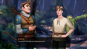 What a legend part 4, arm wrestling with a muscular redhead.