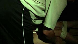 sofi hard evening bondage with white cotton ropes part 1