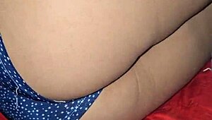 latina teen with big tits masturbates, squirting and getting creampie in anal fetish game