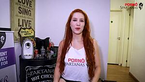 Interviewing Natasha Fiore turns into hot fucking