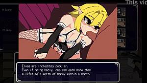 Elf Deepthroats Two Rough Cocks in Game