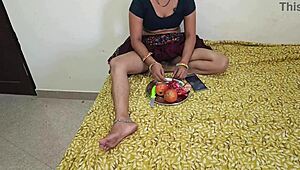 amateur couple shares close-up intimate blonde riding session