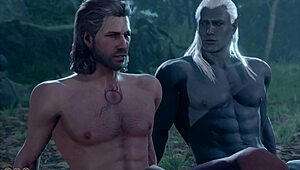 baldur's gate 3 naked gale romance gay sex scene