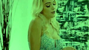 Lesbian girl prepping herself for a wild THREESOME with perfect bodies