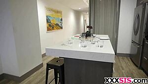 Blonde Elizabeth Jolie Gets Fucked By Stepbro! Monster Cock Action!