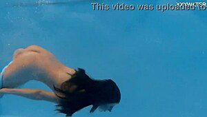 Marfa Unique Beautiful Pornstar Underwater Tight Pussy