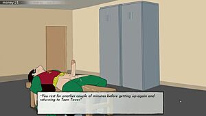 Jinx engages in intense sexual encounters in 18Titans part 13.