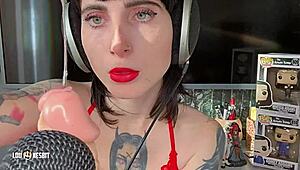 lou nesbit and lia louise in silent jerking asmr with toys 😌