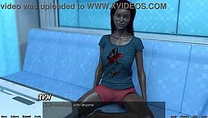 stranded in space 134, busty ebony bride is totally pissed at me.