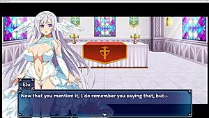 In paradise angel part 1, the character gets bound and spanked with blowjob