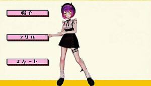 Hololive characters perform energetic poke dances in 3D cartoon style.