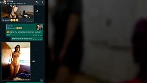 Hey, my cousin got hot on WhatsApp and ended up in my room