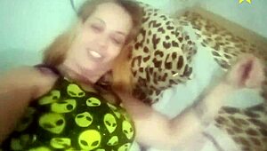 Latina Girl Shows Pussy and Ass to German Tattoo Artist During Session