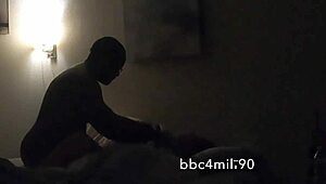 My chubby latina wife invites young BBC into our room