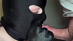 Horny MILF Sharon White just can't resist masturbating to stepson in kitchen