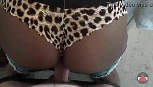 Pov panty creampies with a fetish twist for thrill
