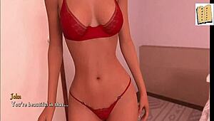 Explore the chick route in Being a DIK game