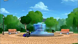 summertime saga with big tits and monster cock action