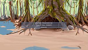 in the four elements trainer book 4, the love part 19 involves pussy licking