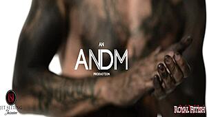 Mile High Club By King Noire With Ripped Clothes And Ebony Striptease At Night Club