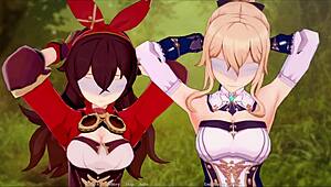 Klee Prank Adventure Part 5 Hints At Lesbian Group Fun With Toys And Outdoor Banging.