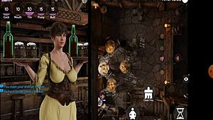 Big-ass milf masturbates in corruption town cap2.