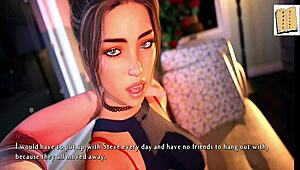 Explore the chick route in Being a DIK game