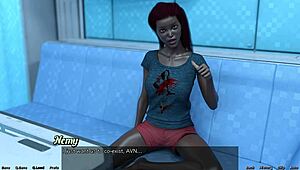 stranded in space 134, busty ebony bride is totally pissed at me.