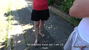 Wild summer cock ride outdoors