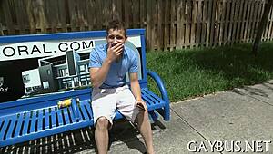 Lusty transaction with j homosexual sucking hunks.