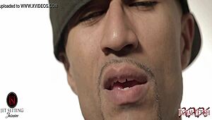 Mile High Club By King Noire With Ripped Clothes And Ebony Striptease At Night Club