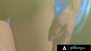 Hey, Petite Blonde Coco Lovelock, How’s That Hard Pussy Fingering While Laundry Waits?