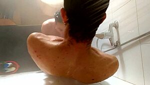 Anime Hentai Girl Blows Monster Cock In Shower, Swallows Cum