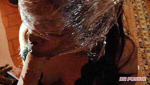 Hardcore Deepthroat With African Nympho!