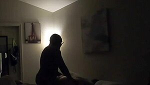 My chubby latina wife invites young BBC into our room