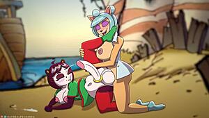 Megumi And Yaya Panda Hentai Action