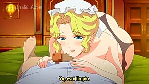 Blonde Busty Maid's Passionate Adventures