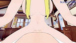 winry and riza having intense sex in fullmetal alchemist hentai