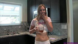 A Stella Morning with Tight Teen Pussy Getting Pounded