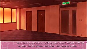 i play a game with group in public toilet