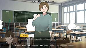 tsugumi cheats on her boyfriend with professor in sneaky webcam session