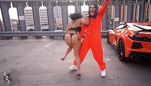 Officer Ramos Nabs Gibby the Clown for Wild Public Action