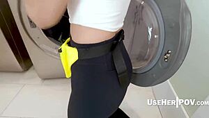 divorced but she visits to do laundry and more casual chats