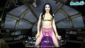 Vanessa moon as princess leia gets rammed by sex machine on camsoda.